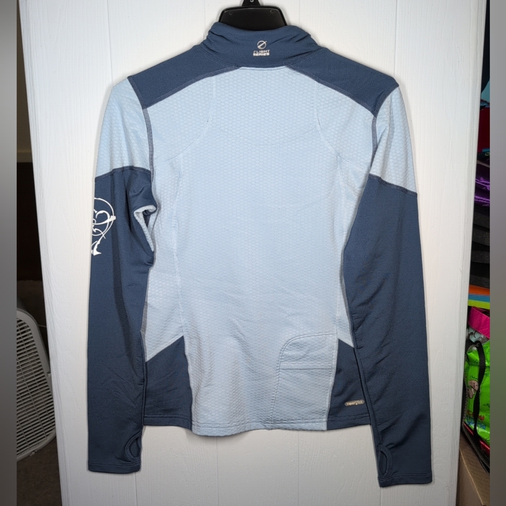 The North Face Womens Size M Blue Flight Series Vaporwick 1/4 Zip Pullover - Picture 7 of 7